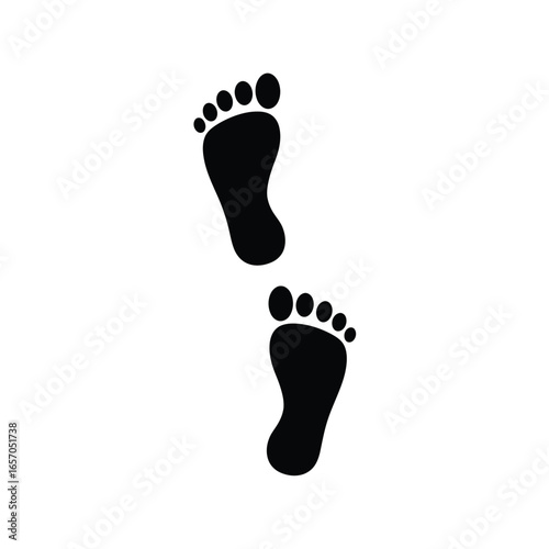 Footprints, a simple yet evocative image of human presence, journey, and the marks we leave behind in our passage through life