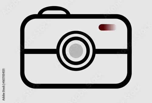 photo camera icon vector