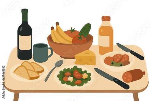 Nutritious components for preparing wholesome dishes and tasty cuisine in a domestic setting