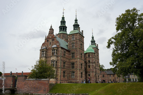 Wall Mural The historic Rosenborg Castle, a magnificent Renaissance landmark, surrounded by trees in Copenhagen, Denmark