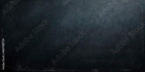 Rustic black wood chalkboard surface; textured grey background , college, food, grunge