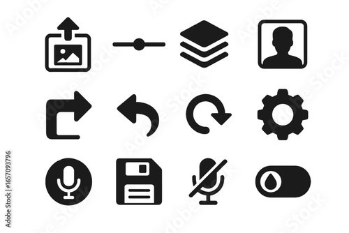 Redo effect action voice preview vector undo icon tool icons upload deepfake