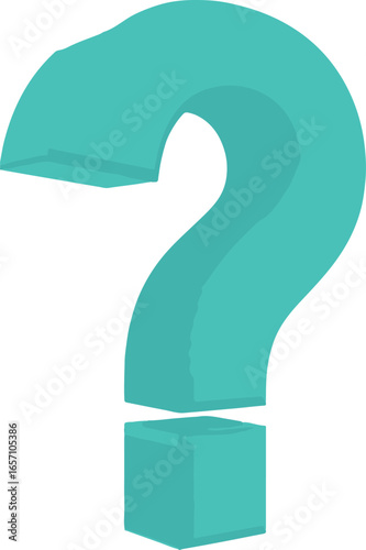 3d question mark