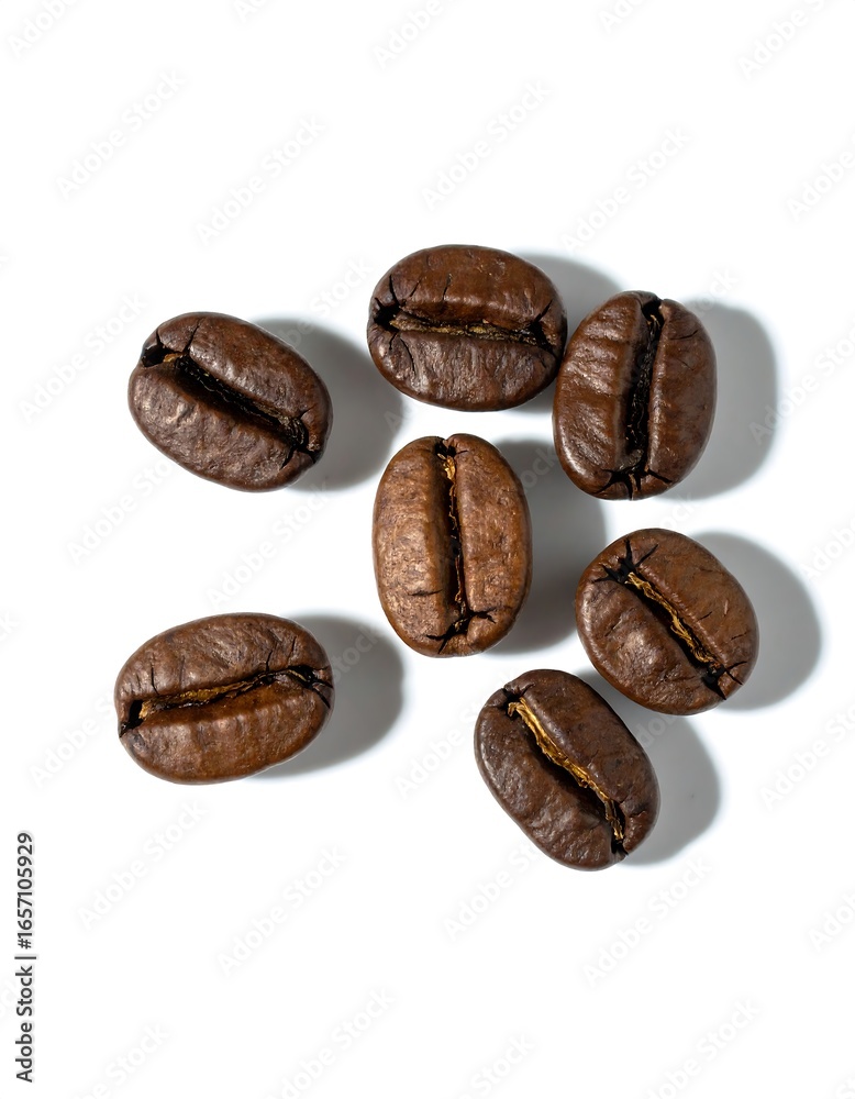 Fototapeta premium Roasted coffee beans close-up