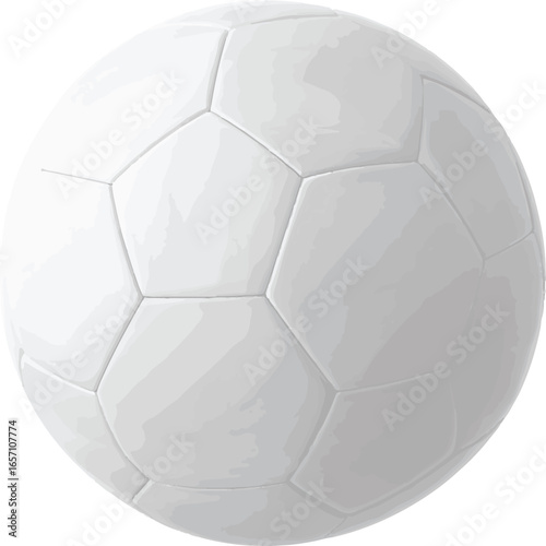 soccer ball isolated on white