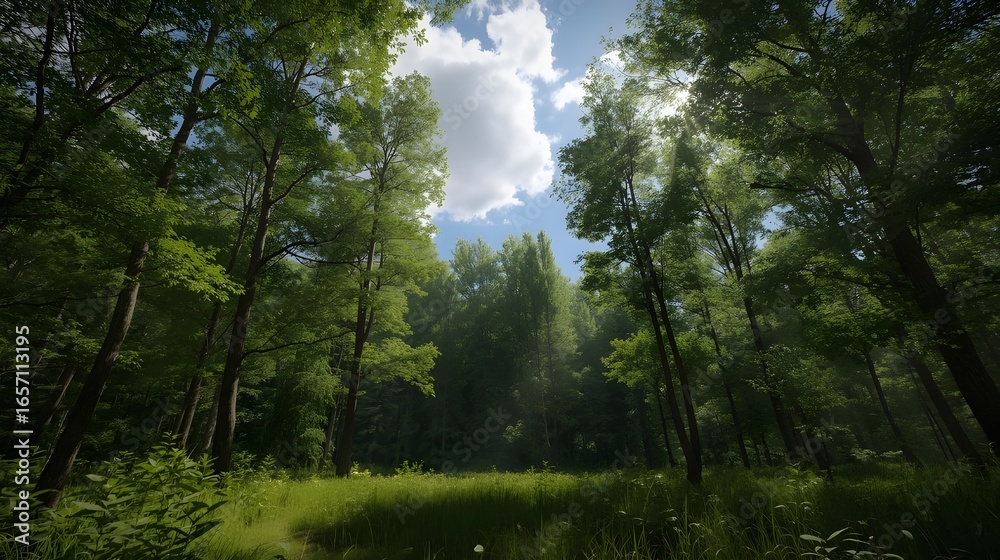 Obraz premium trees in the forest