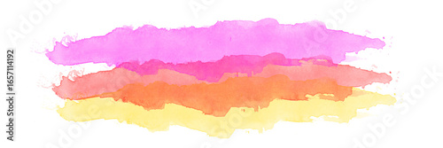 Panel kuchenny z motywem Watercolor Abstract Layers A captivating watercolor abstract painting of layered brush strokes This artwork's gentle movement and subtle blend of colors create a dynamic, yet calming effect