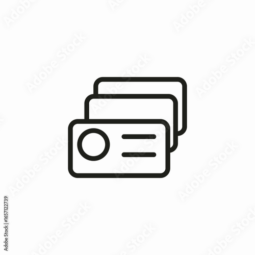 credit cards icon sign vector