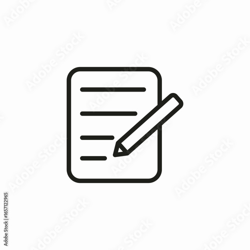 edit list icon sign vector