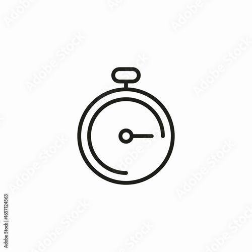 stopwatch timer icon sign vector