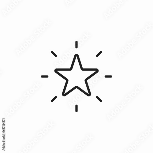 star shining icon sign vector
