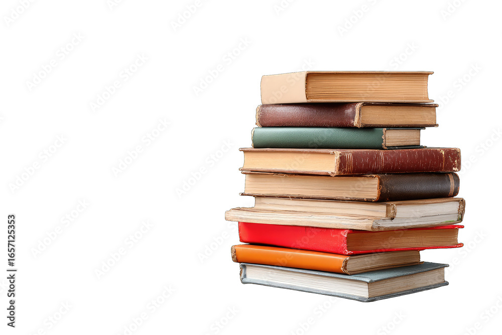 Stack of antique books Stack of antique books