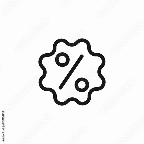 percentage in gear icon sign vector