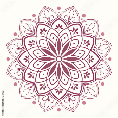 Elegant wedding invitation design featuring intricate mandala and lace details for a formal celebration
