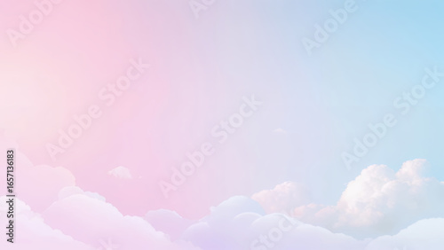pink sky with clouds