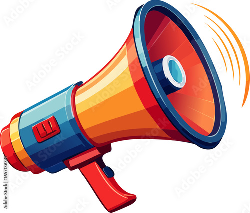 megaphone and loudspeaker
