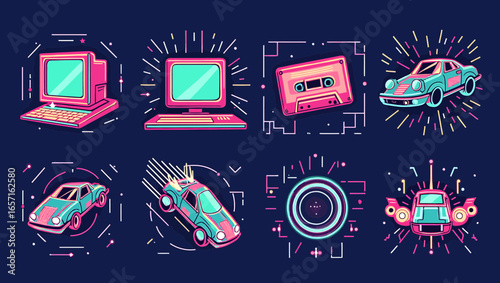 retro tv set
