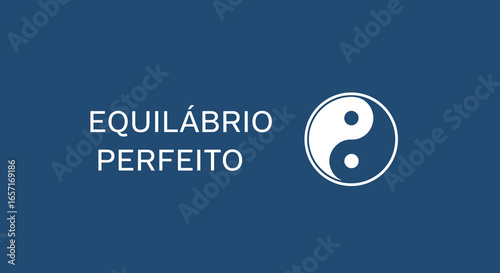 Equilíbrio perfeito. Símbolo do yin yang representando harmonia, dualidade e bem-estar. Conceito de filosofia oriental e meditação.