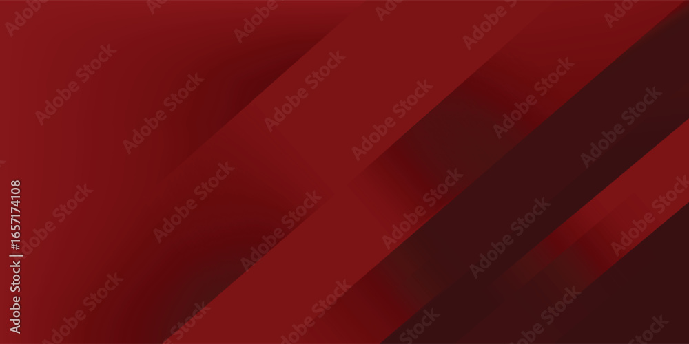 Fototapeta premium Red line with white architecture futuristic background minimal concept vector illustration subtle design.