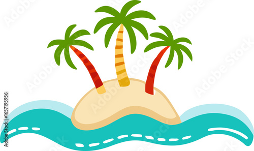 deserted island