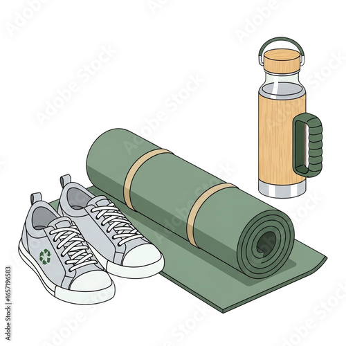 vector illustration of an old fashioned microphone