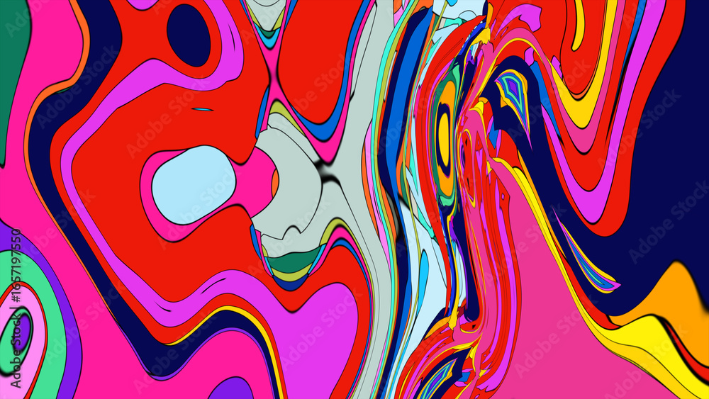 Obraz premium abstract colorful background with lines