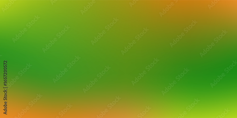 Fototapeta premium Fresh green yellow orange gradient mesh background. Like a mango, simple taste for wallpaper. Vector