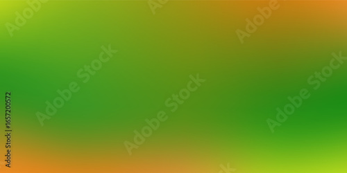 Fresh green yellow orange gradient mesh background. Like a mango, simple taste for wallpaper. Vector