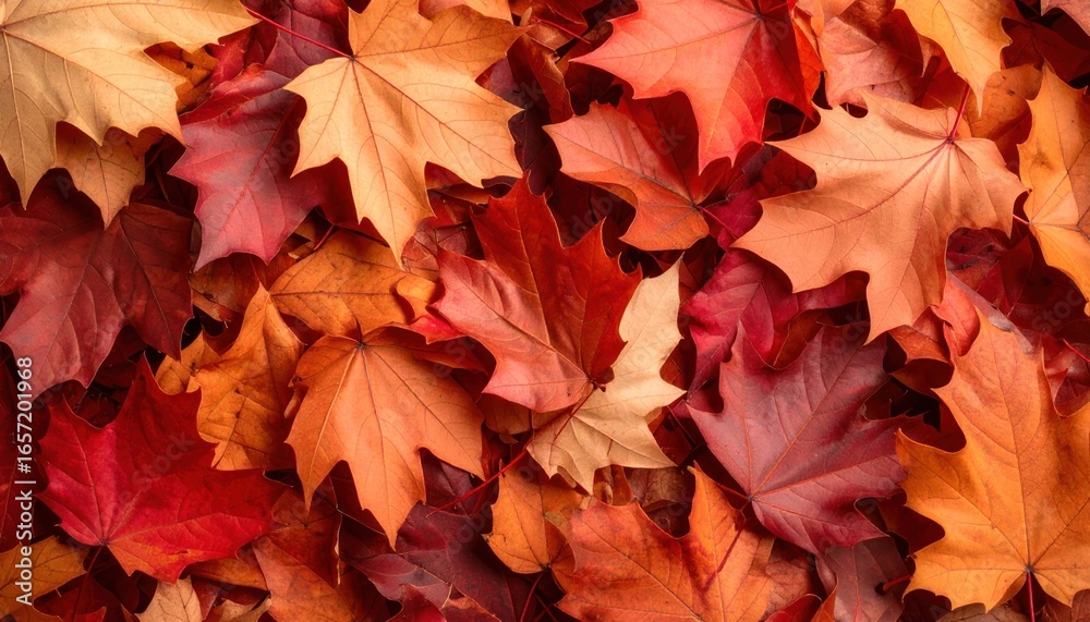 Fototapeta premium Autumn Maple Leaves Background