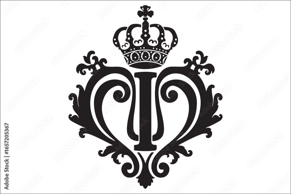 Fototapeta premium Black Logo Silhouette Set | Minimalist Logo Bundle | Modern Premade Branding Kit