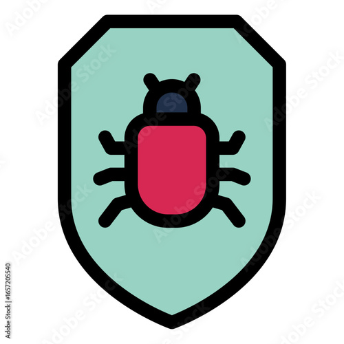 virus malware protection icon