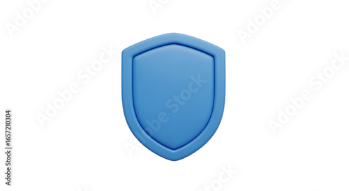 Free Download Blue Shield Icon on Transparent Background Representing Security and Protection - GFXLoad
