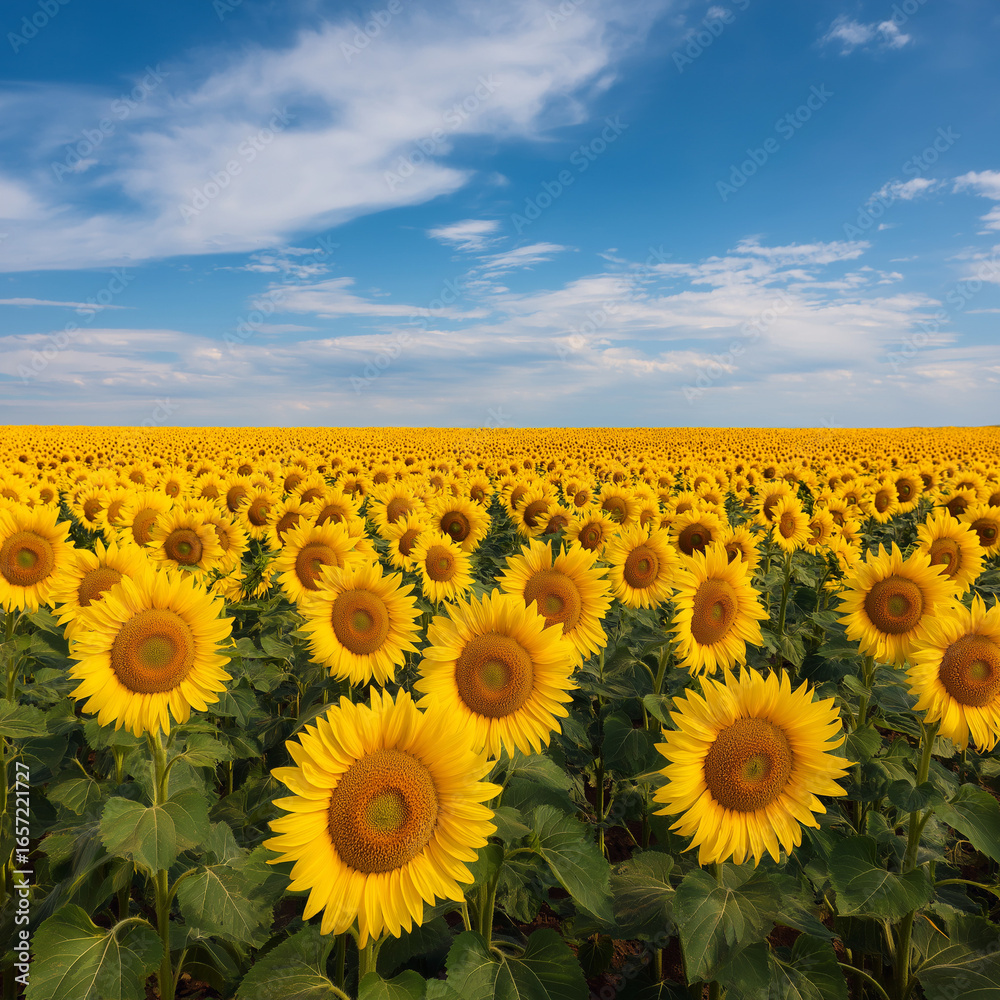Obraz premium Sunflower field