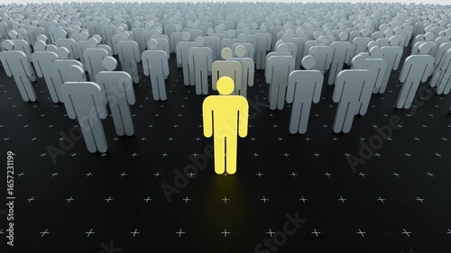 Standing out among thousands of people, Leadership, individuality