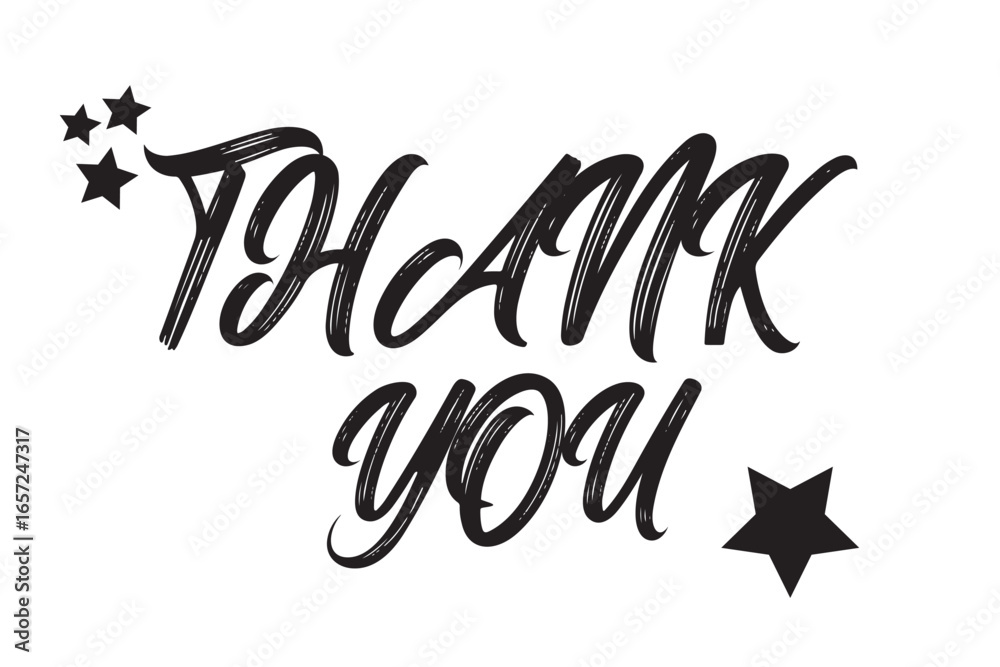 Thank You. Hand lettering Thank You for holiday Thanksgiving Day, vintage graphic, banner, poster. Greeting card calligraphy thank you, postcard for holiday Thanksgiving Day. Vector Illustration Thank You. Hand lettering Thank You for holiday Thanksgiving Day, vintage graphic, banner, poster. Greeting card calligraphy thank you, postcard for holiday Thanksgiving Day. Vector Illustration