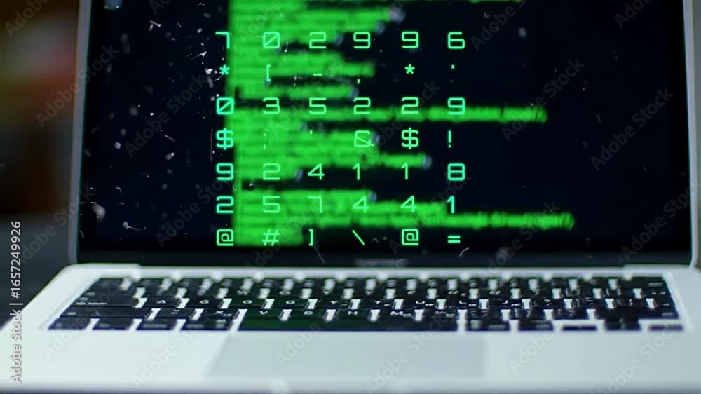 binary code on computer screen binary code on computer screen