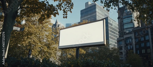 Wallpaper Mural Blank billboard in urban setting Torontodigital.ca