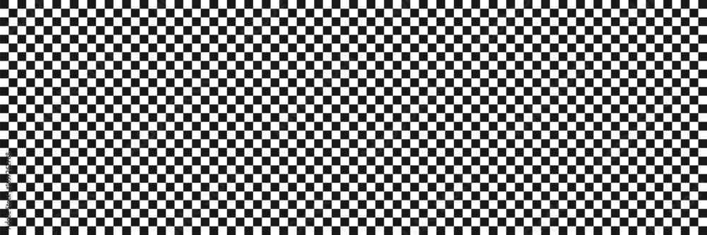 Fototapeta premium Chess board. Checkered background seamless pattern. Retro psychedelic checkered wallpaper. Vector illustration