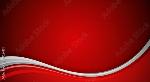 Red abstract background wave design modern wallpaper vector graphic illustration