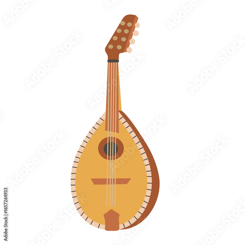Mandolin icon clipart avatar logotype isolated illustration