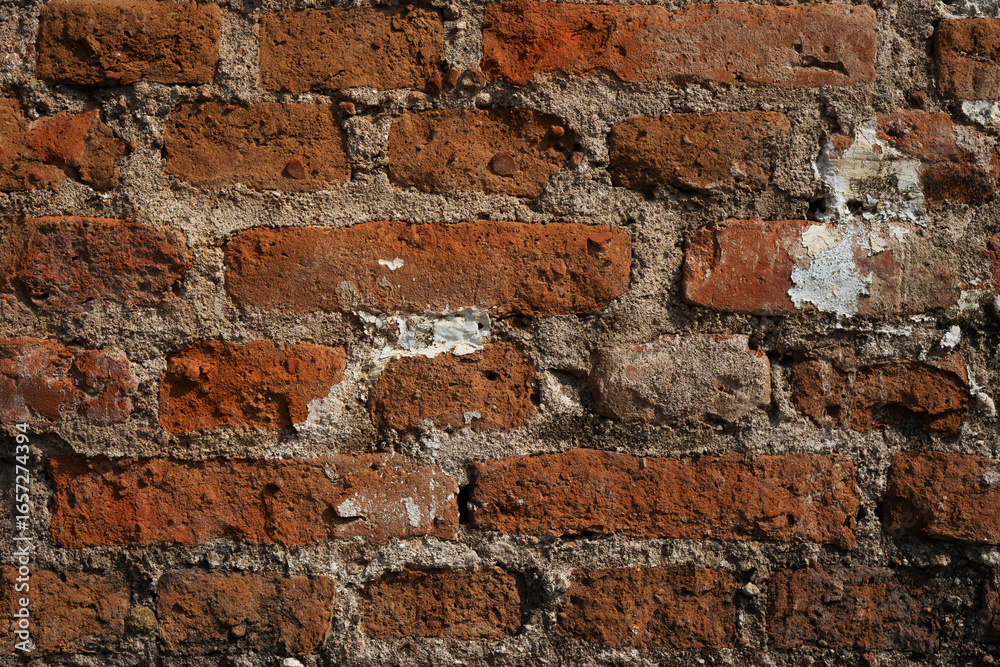 Naklejka premium rough brick wall texture background