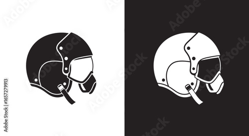 Pilot helmet with mask symbolizing aviation safety protection aerospace gear and military flight equipment
