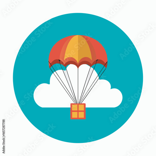 A Cloud with Parachute