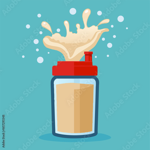 Bottle with Effect Shake