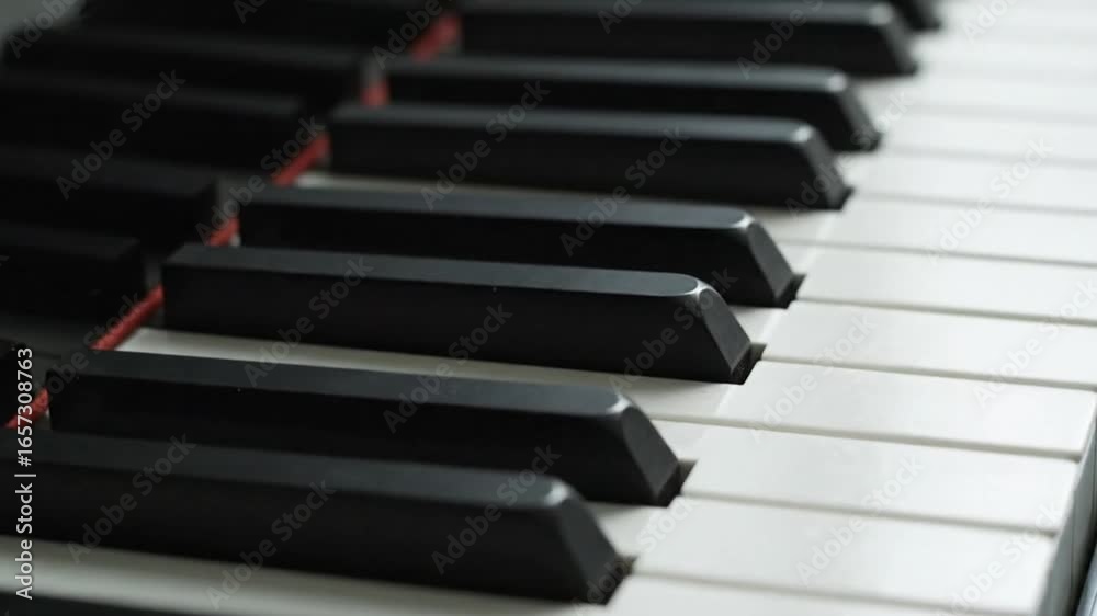 Close Up of Piano Keys Black and White Musical Instrument Keyboard Close Up of Piano Keys Black and White Musical Instrument Keyboard