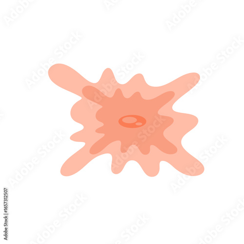 Human fibroblast cell vector illustration