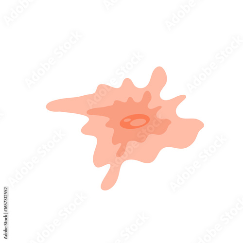 Human fibroblast cell vector illustration