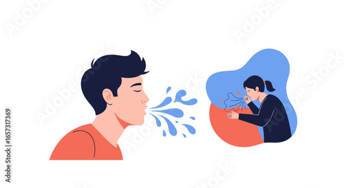 Understanding how respiratory droplets spread disease