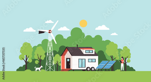 Sustainable living with renewable energy sources for eco friendly homes