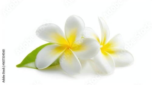 Abstract Floral Vectors: White Flowers and Botanical Elements in Modern Design